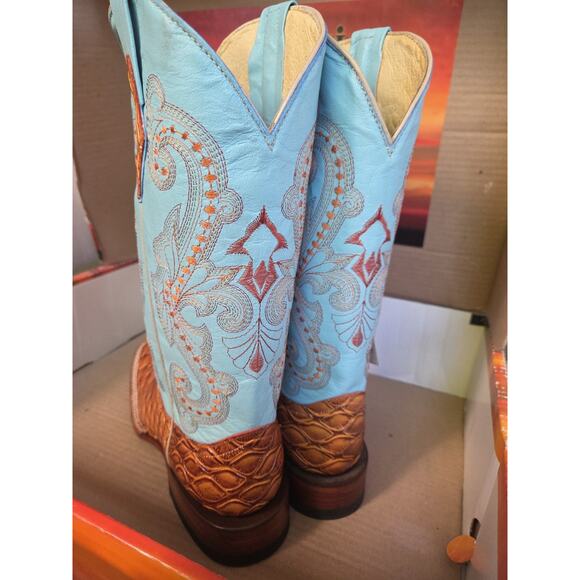 Ferrini Mens Paraquito Leather Cowboy Boots Style: 9239302085B 8.5B main image 8